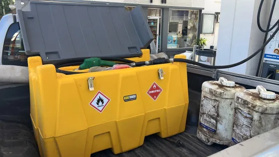Tanque Surtidor M&oacute;vil 240L L&iacute;nea Diesel